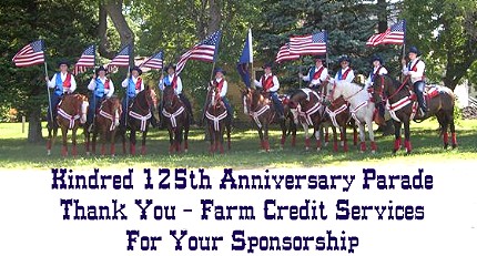 Kindred 125th Anniversary Parade