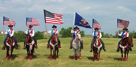 Members after a parade